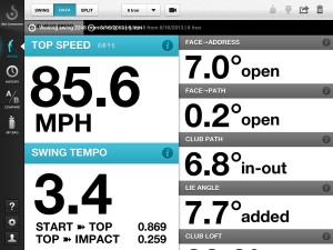 Swingbyte Swing Data