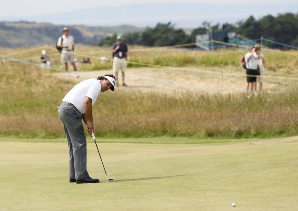 Mickelson Round 1 2013 British Open putting
