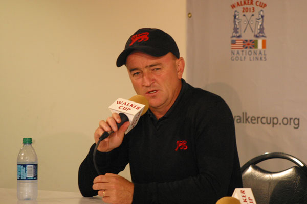 Captain Nigel Edwards Takes Questions From The Press