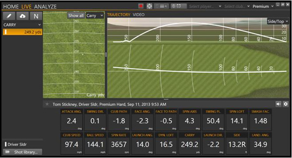 Trackman Screen Shot
