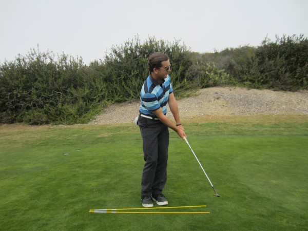 Note the lack of divot. The bounce was used correctly!