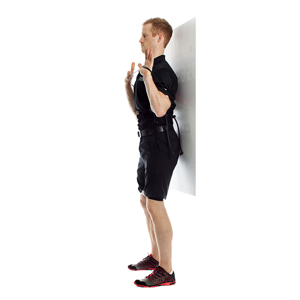 WALL INITIAL POSTURE DRILL