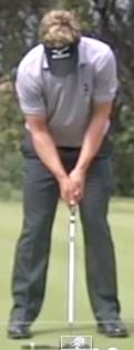 Luke Donald Putting address 2