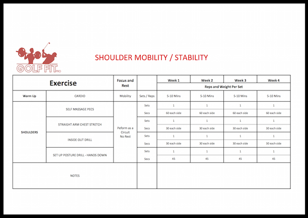 Shoulder Mobility and Stability