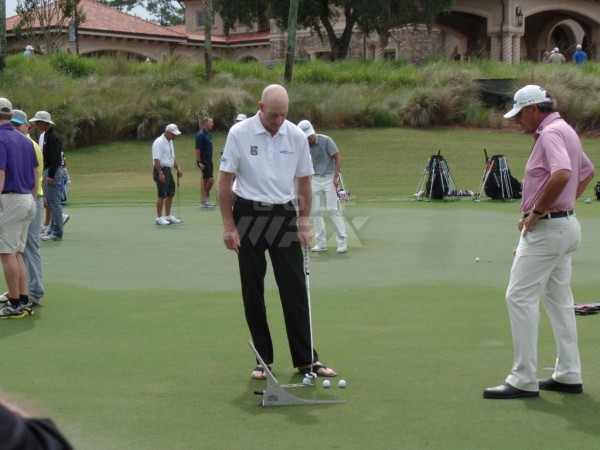 Jim Furyk, a known perfectionist, uses the Perfect Putter -- in his flip-flops.