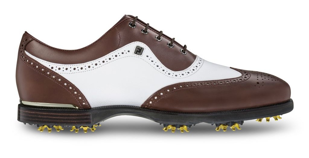 FootJoy's Icon Black (pictured in White/Dark Brown) are worn by Ian Poulter, Billy Horschel, Luke Donald and many other PGA Tour players.