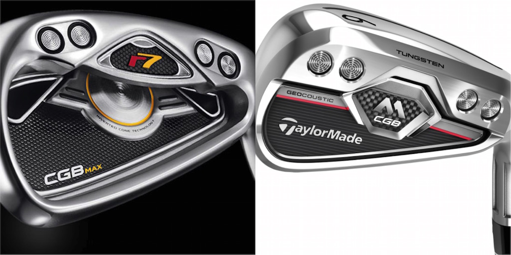 TaylorMade's 2006 r7 CGB (left) vs. its 2017 M CGB