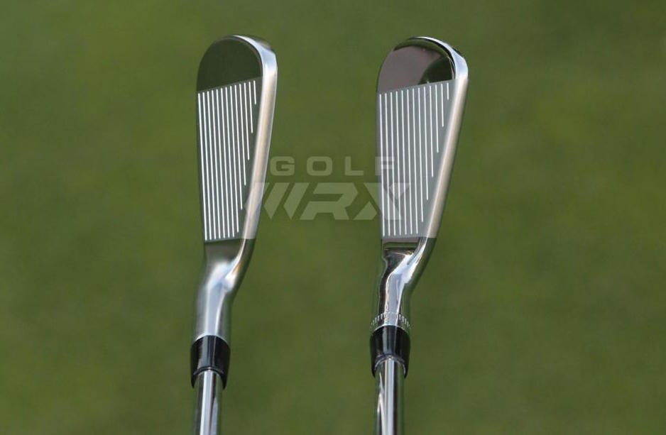 Callaway 2017 X Forged (left) vs. 2017 Apex MB