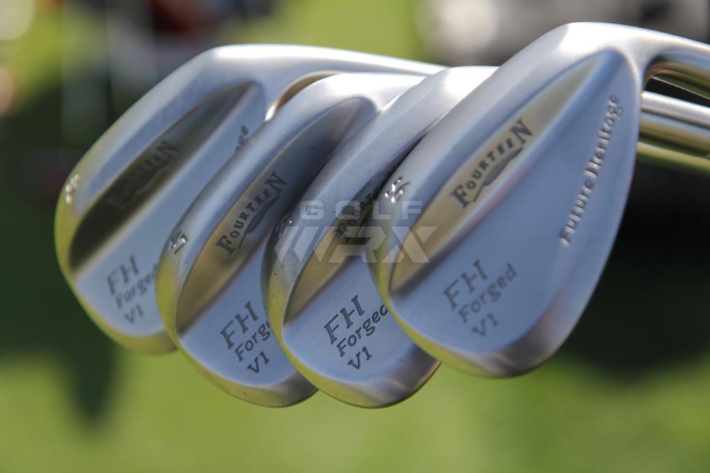 Spotted: Fourteen Golf CF218 fairway woods, and FH Forged V1