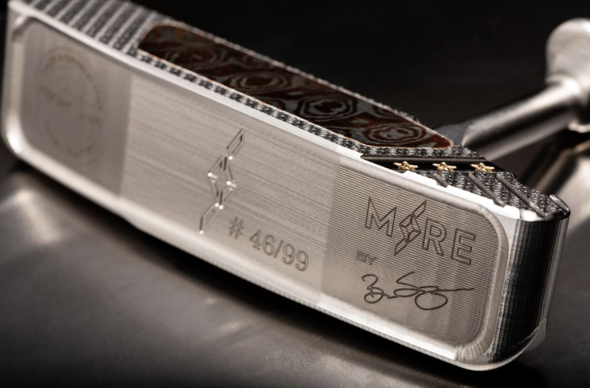 MORE GOLF Milled putter