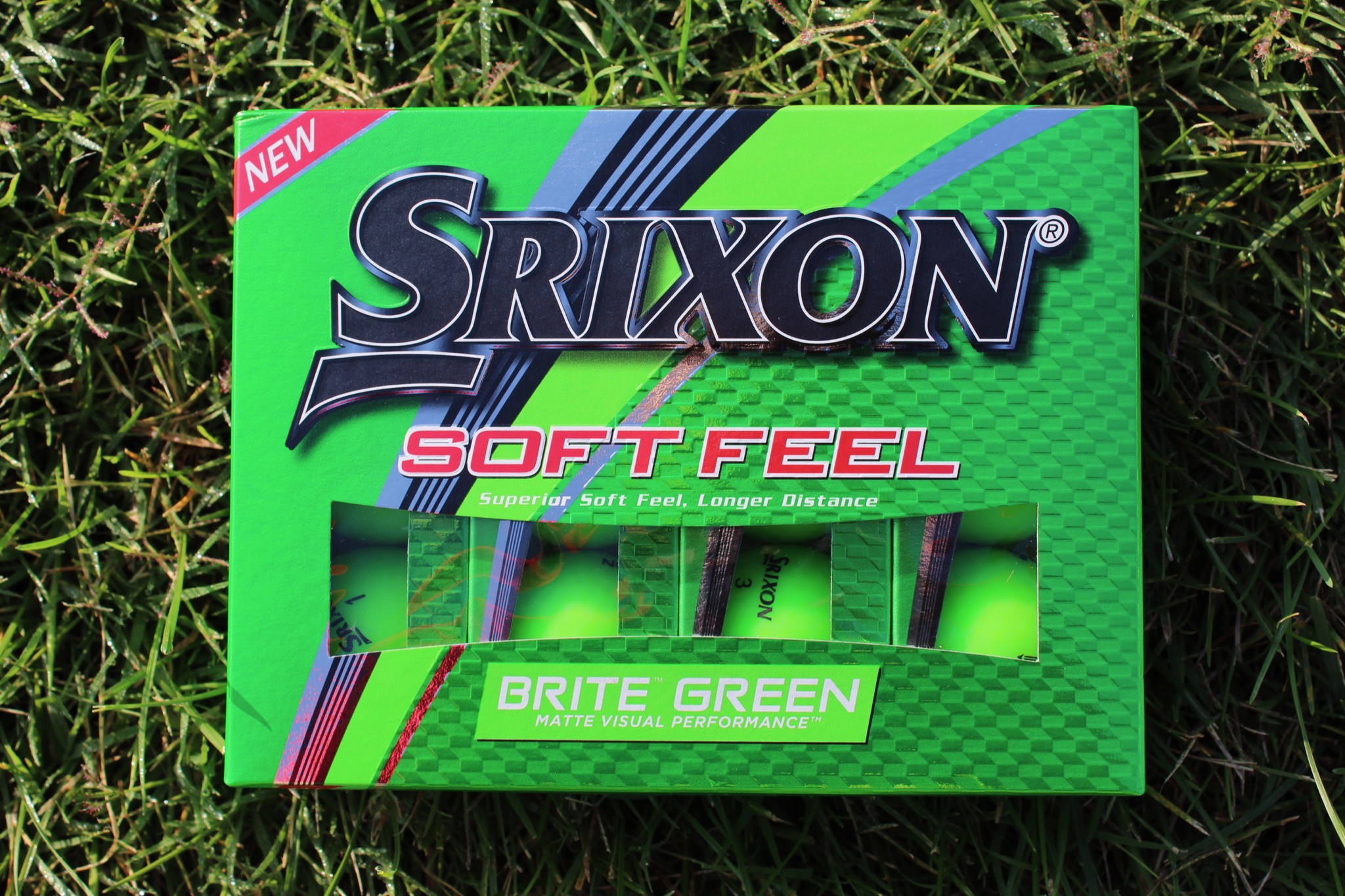 srixon soft feel brite green