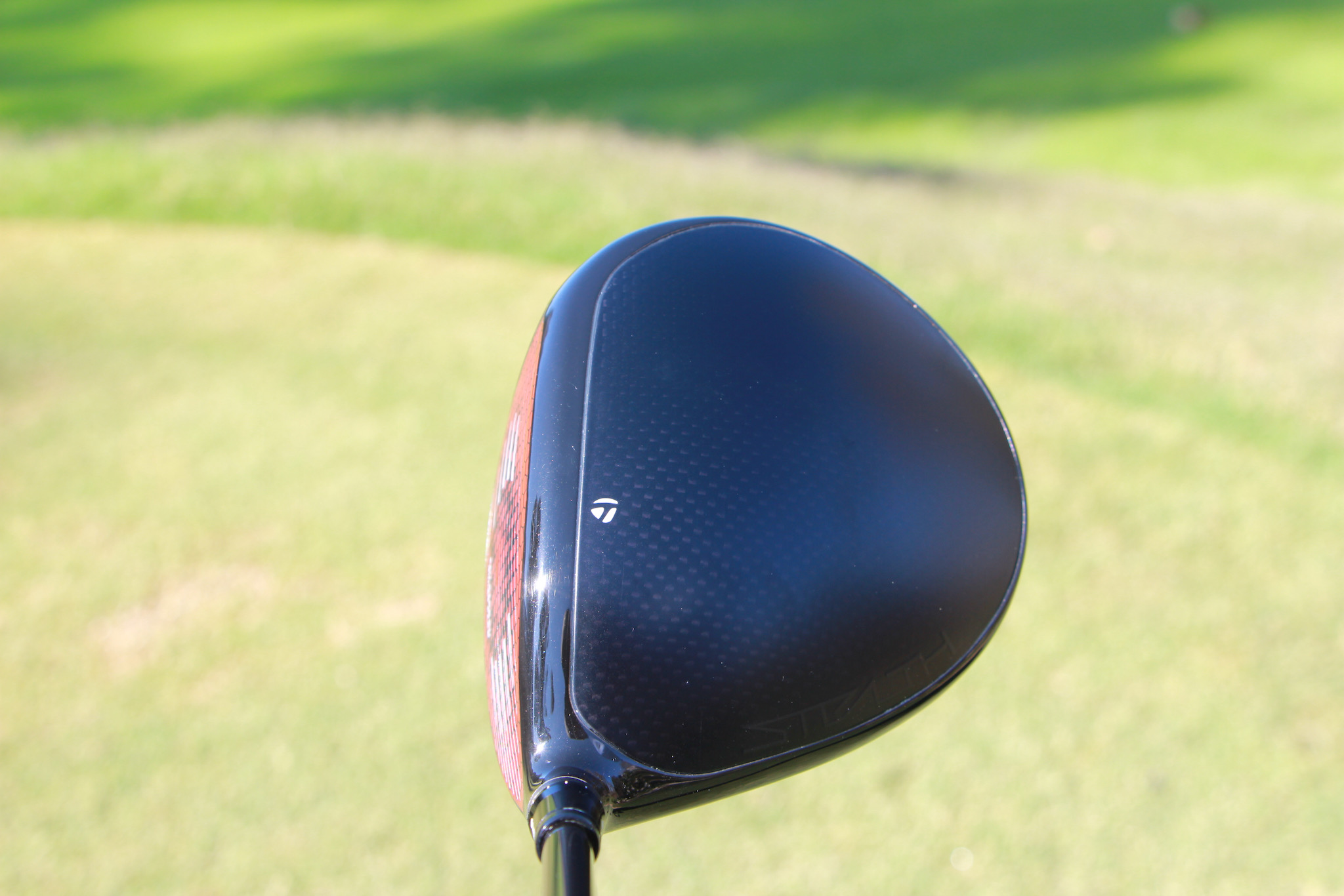 TaylorMade Stealth Plus driver: Carbon fiber crown