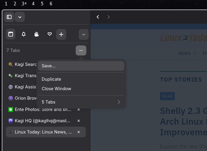 Unified Sidebar
