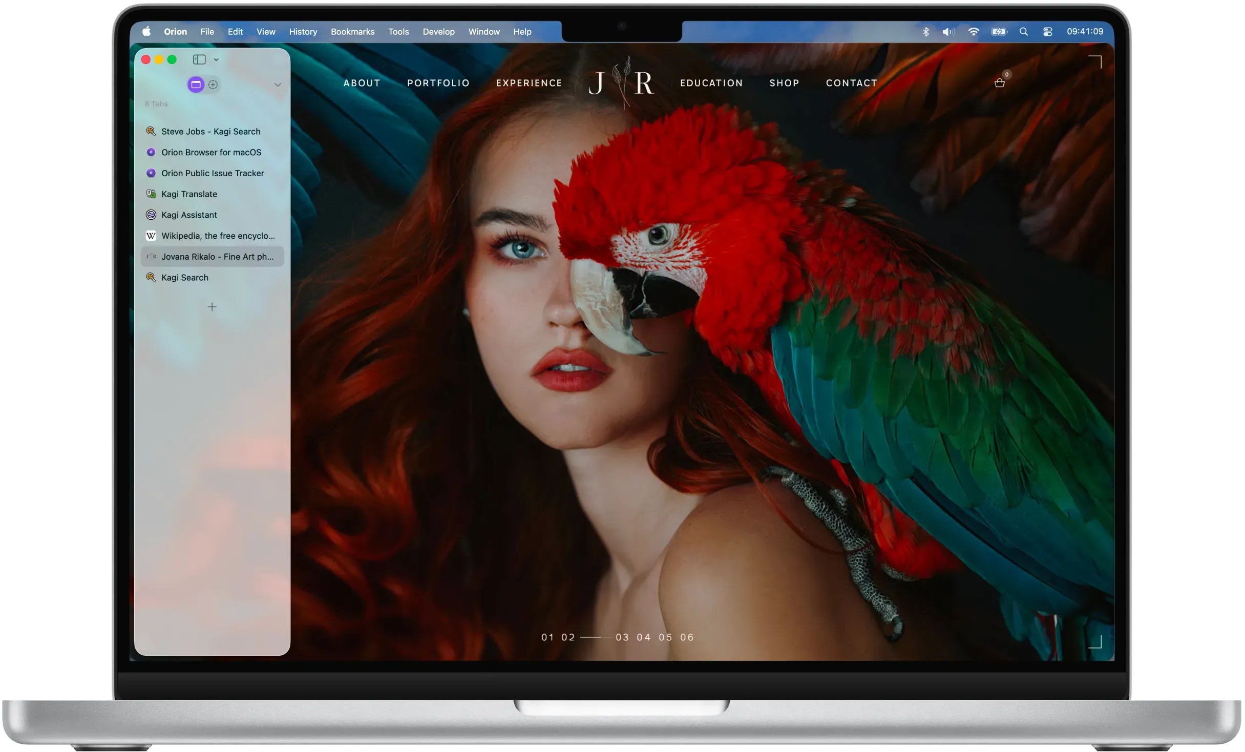 Orion Browser on macOS Screenshot