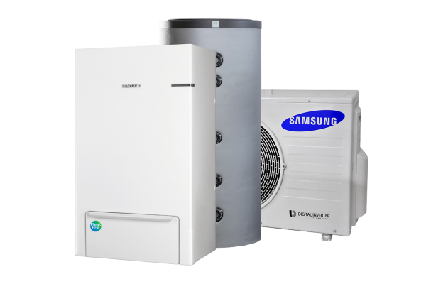 Samsung EHS Split + DHW tarbeveeboiler Kliimamarket