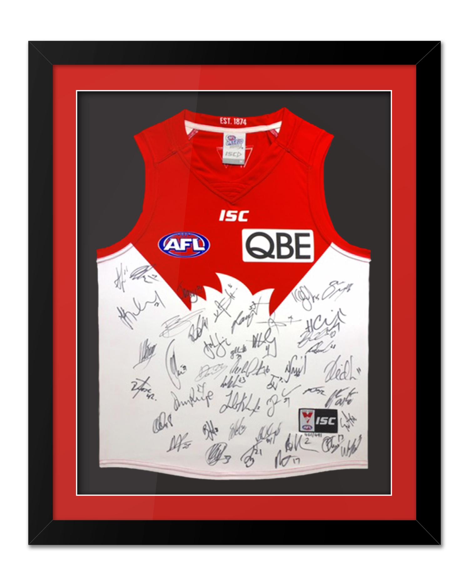 Jersey with single mat