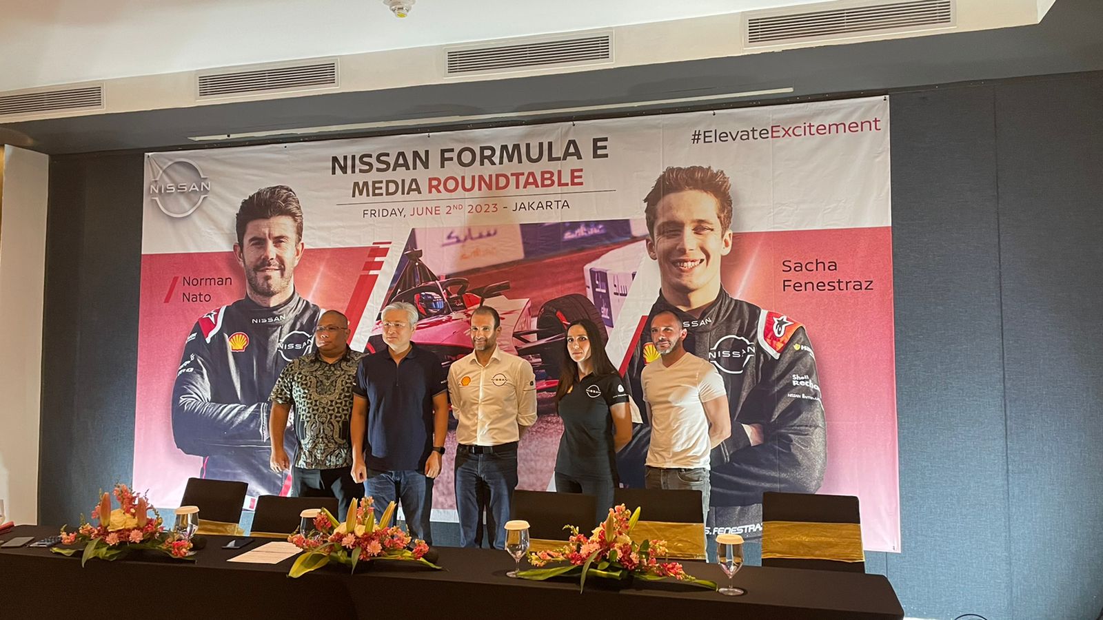 Tim Formula E Nissan hadir atasi panas di Jakarta 