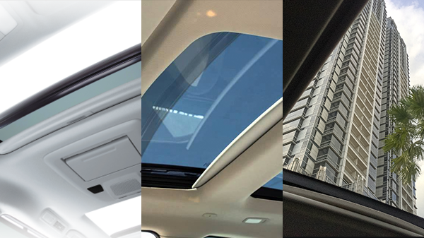 APA PERBEDAAN SUNROOF, MOONROOF, DAN PANORAMA ROOF