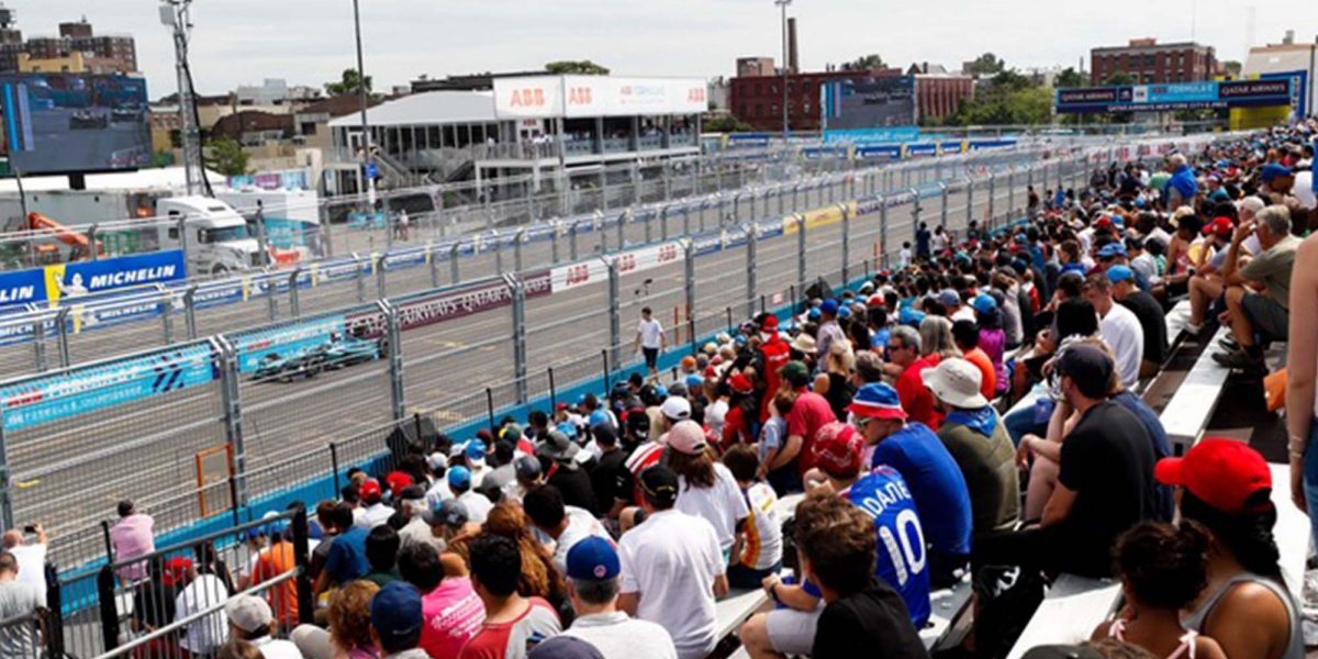 Formula E race fans