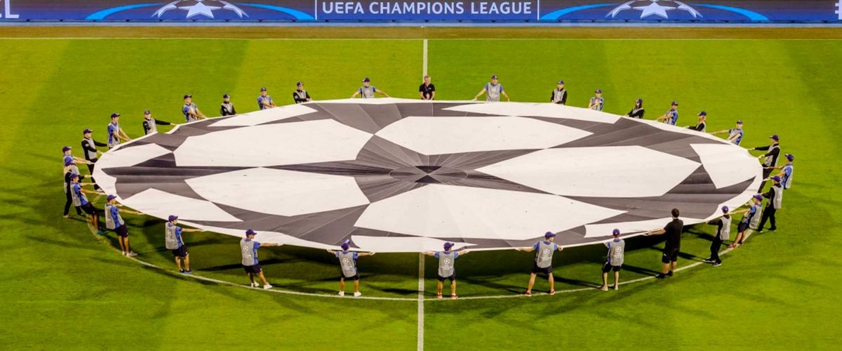 UEFA Center Circle Carriers on the field