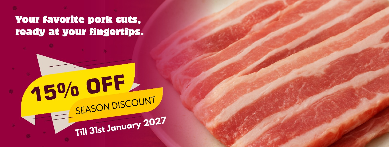Premium Pork Streaky Bacon