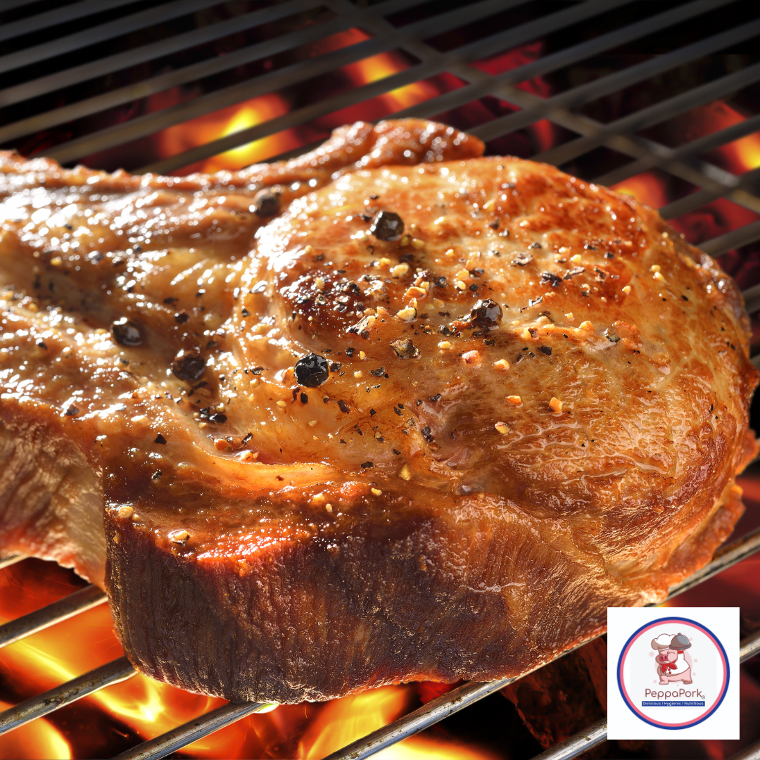 Premium Pork Chops with Skin (Rind on) - Image 1