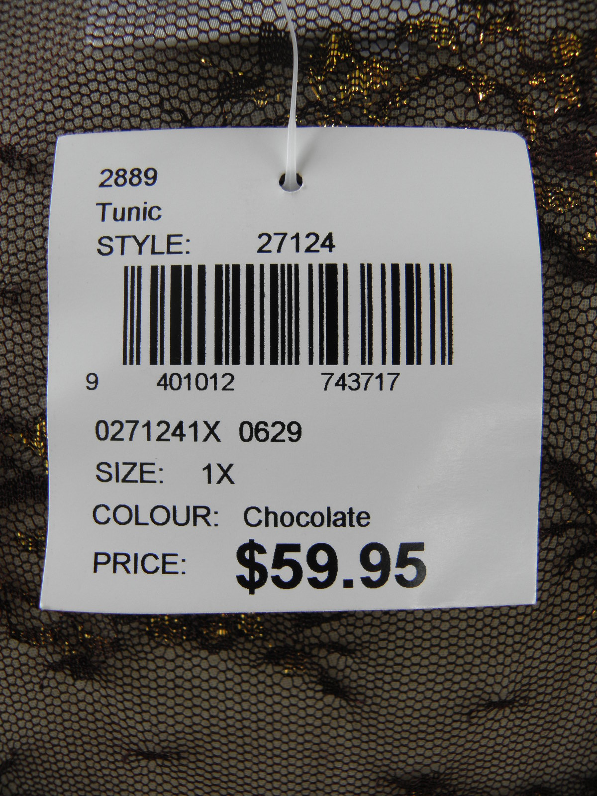 Sara Brown Lace Wrap Top size 1X / 16 New $59.95, image 5