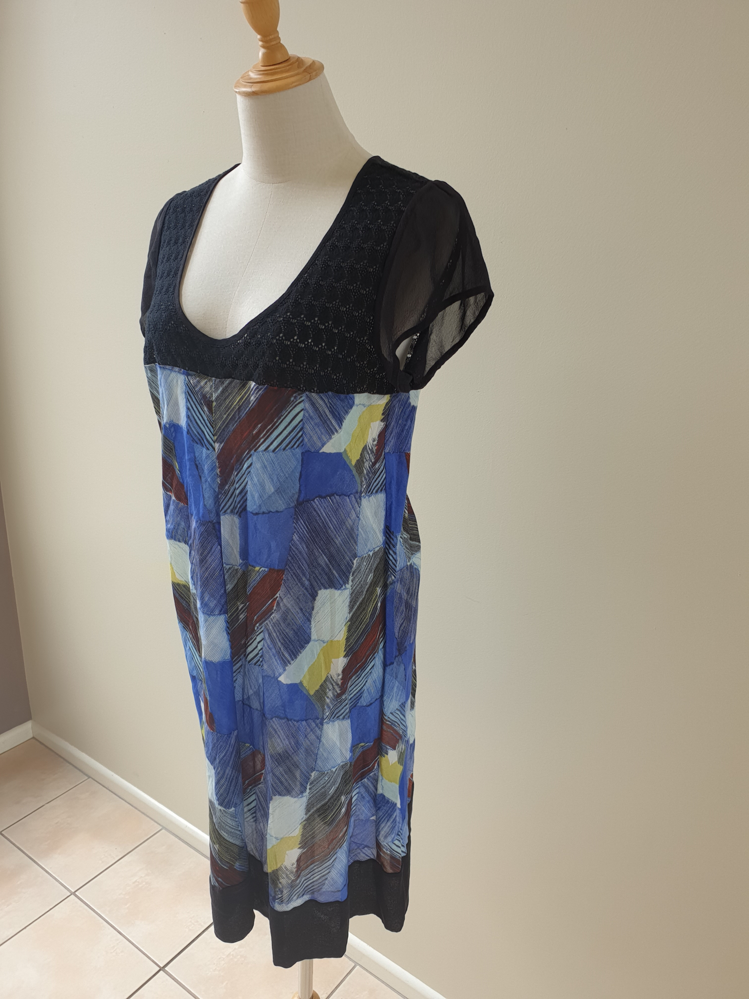 Verge Silk Blend Mystique Dress size 10, image 4