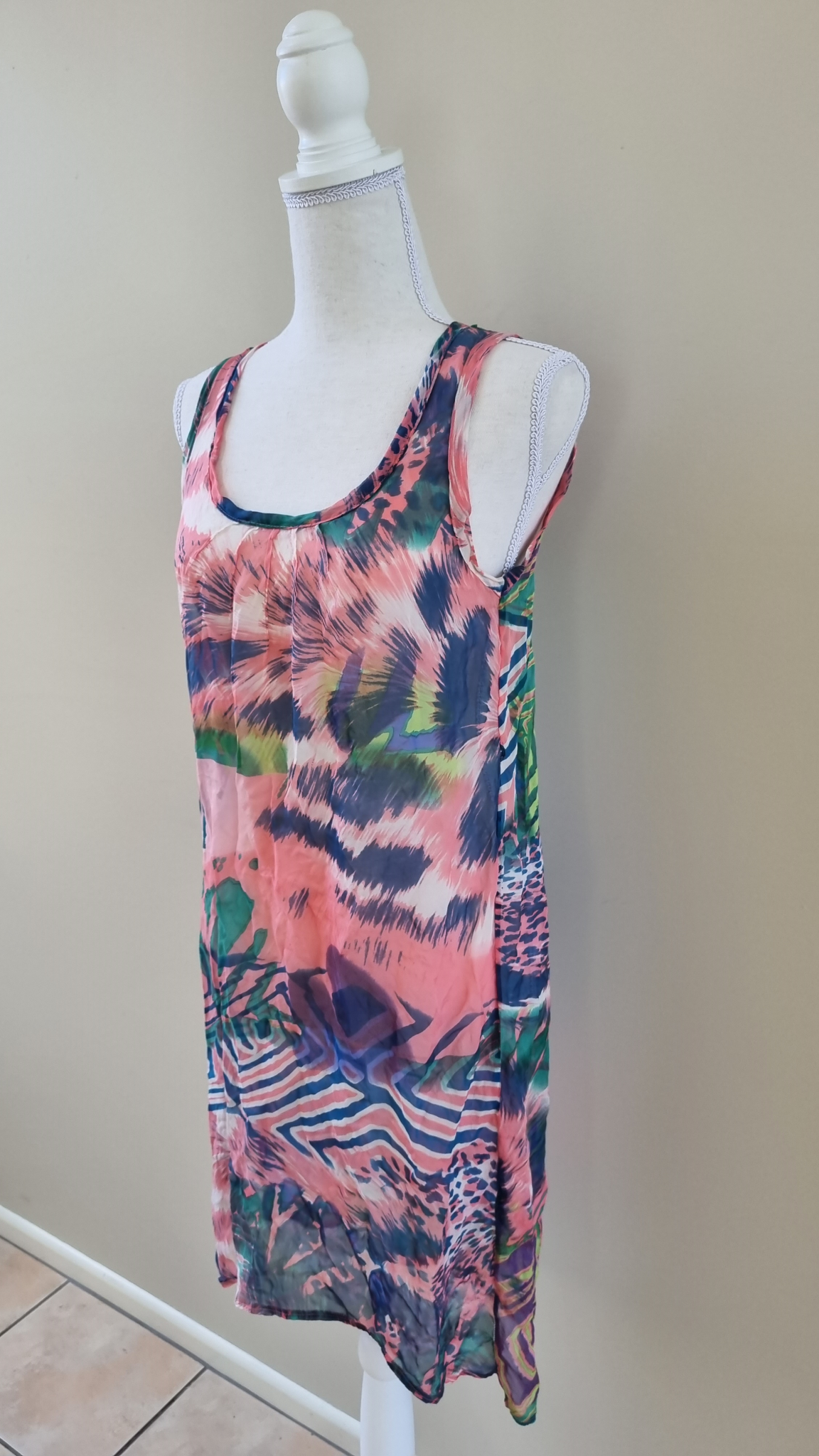 Bettie Monroe Silk Dress size XS, image 3