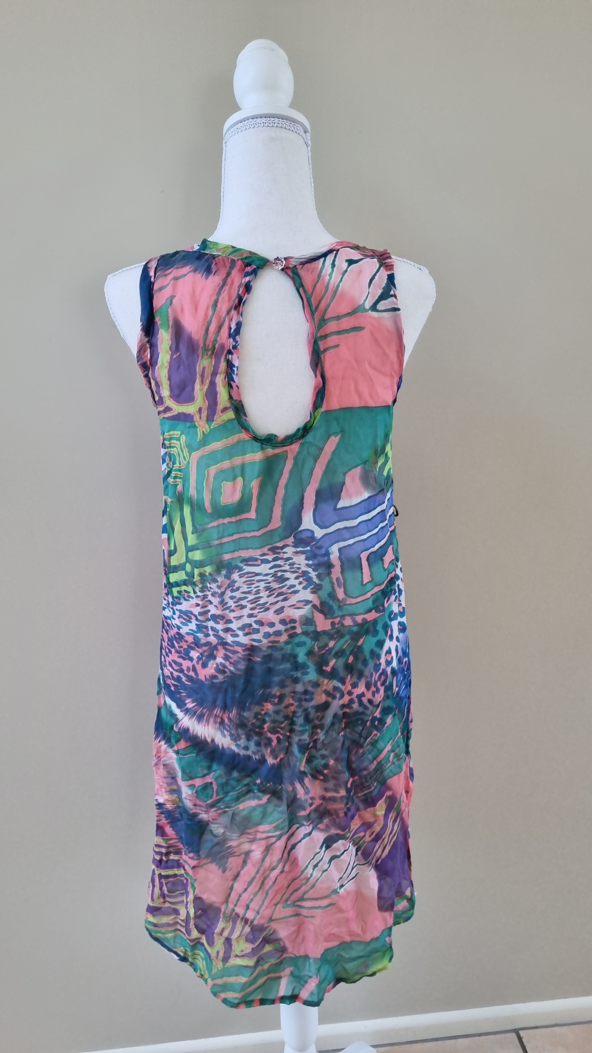 Bettie Monroe Silk Dress size XS, image 4
