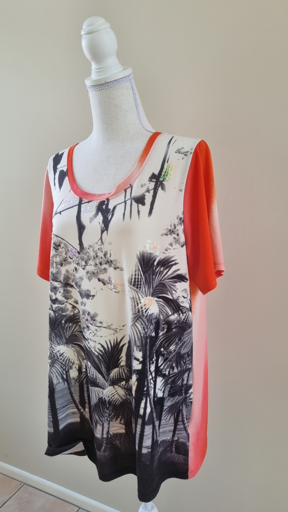 VIRTUELLE Tunic Top VIRTU ELLE 14 to 16, image 2