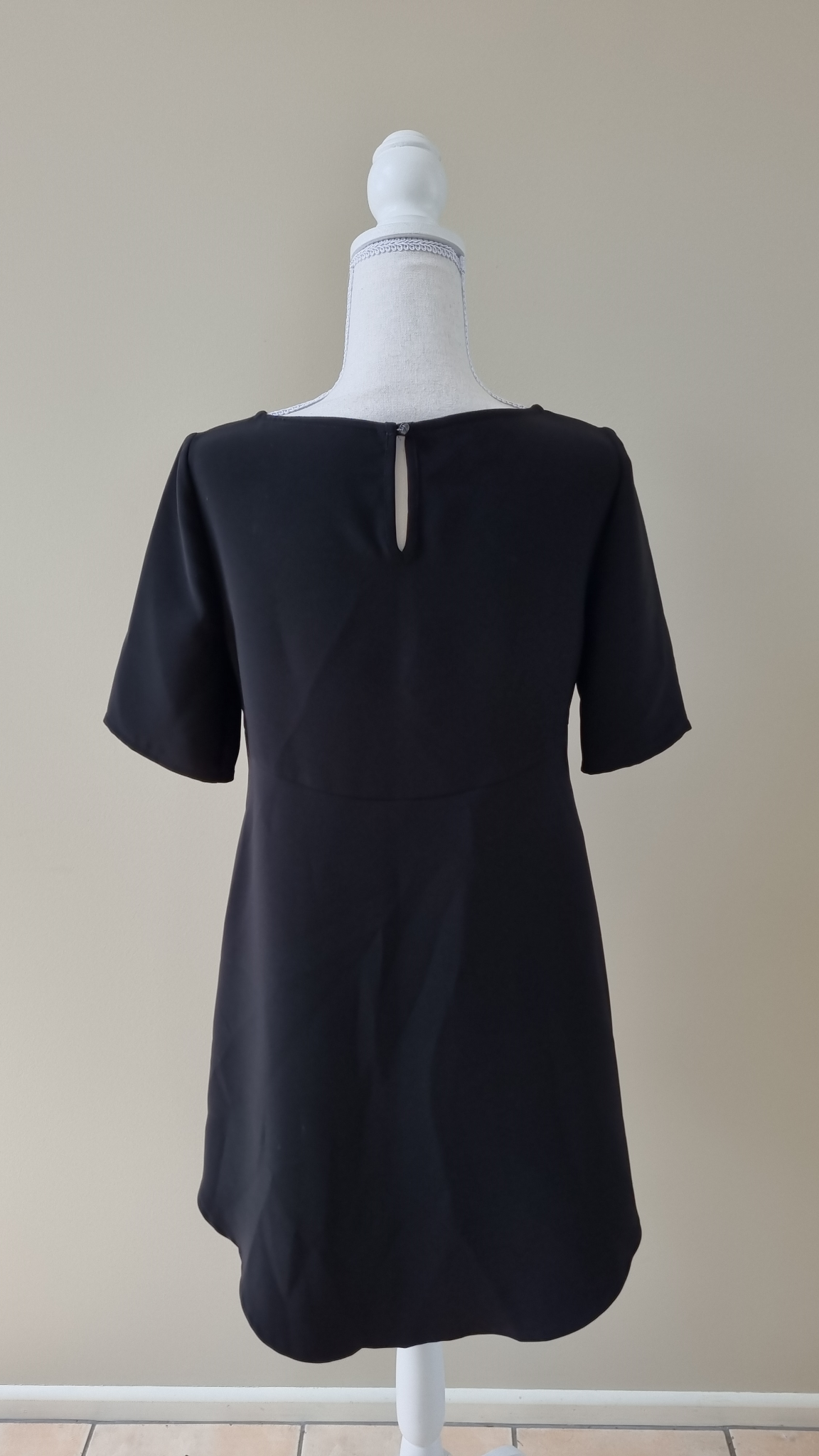 Jane Daniels Black Tunic Top size 10, image 3