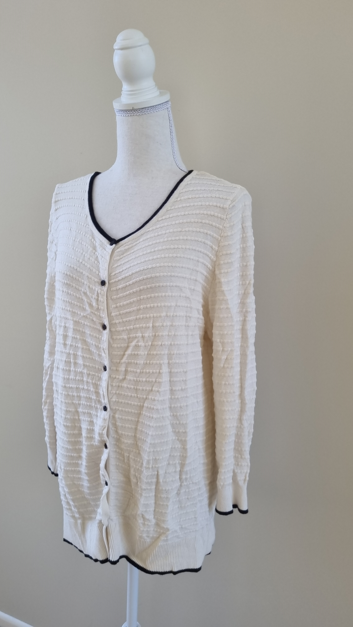 Oliver Black Cardigan size XL / 16, image 2