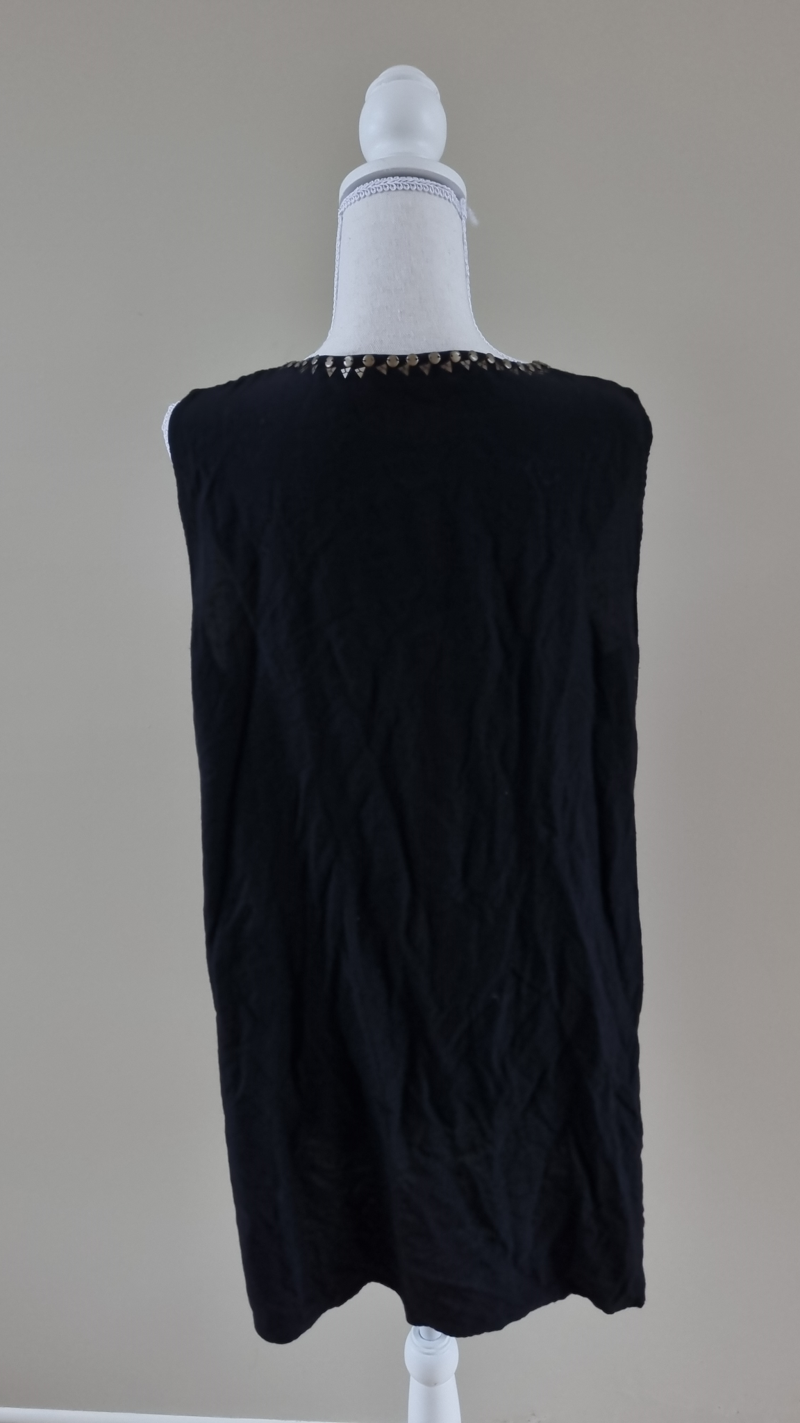 Philosophy Black Tunic Top Size 14, image 4