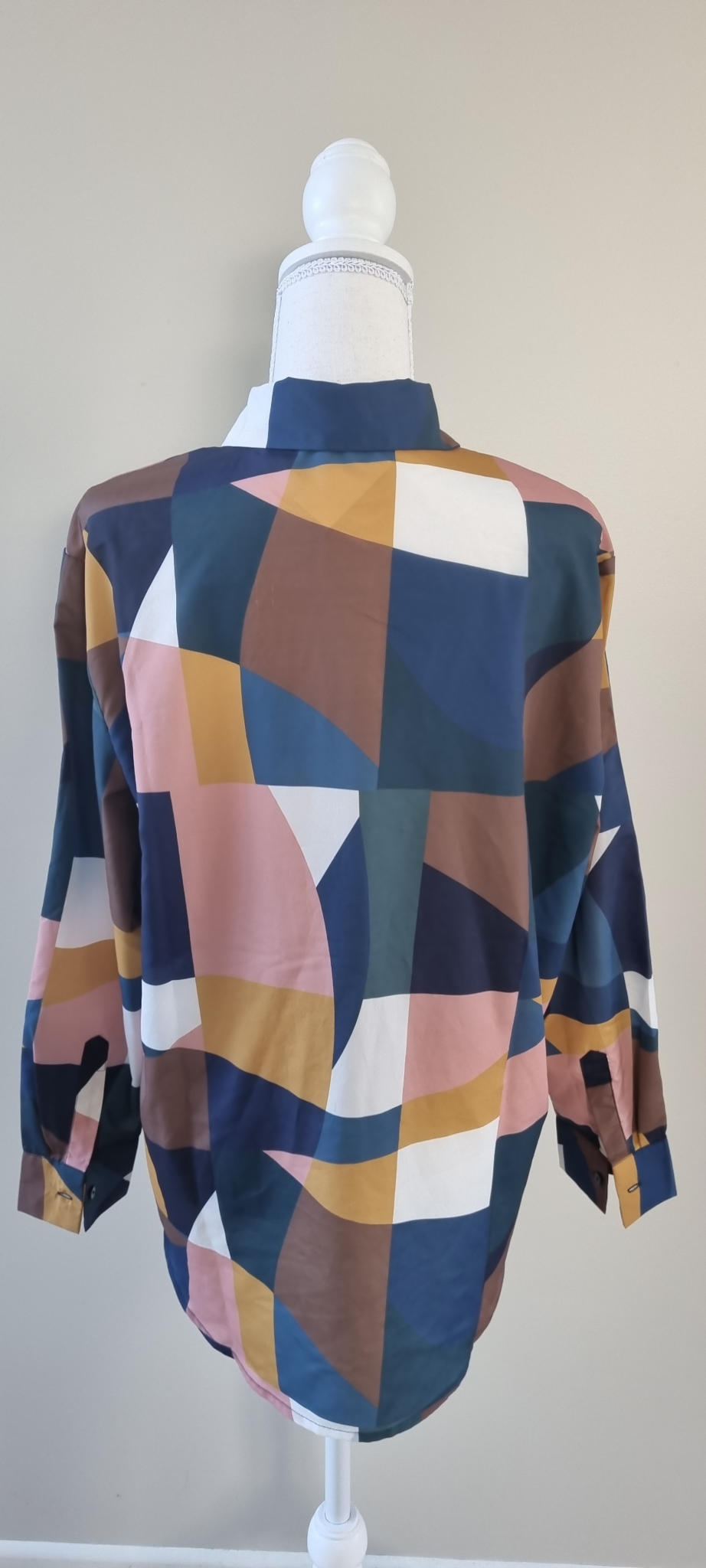 Grace Hill Silk Tunic Shirt size 16, image 3