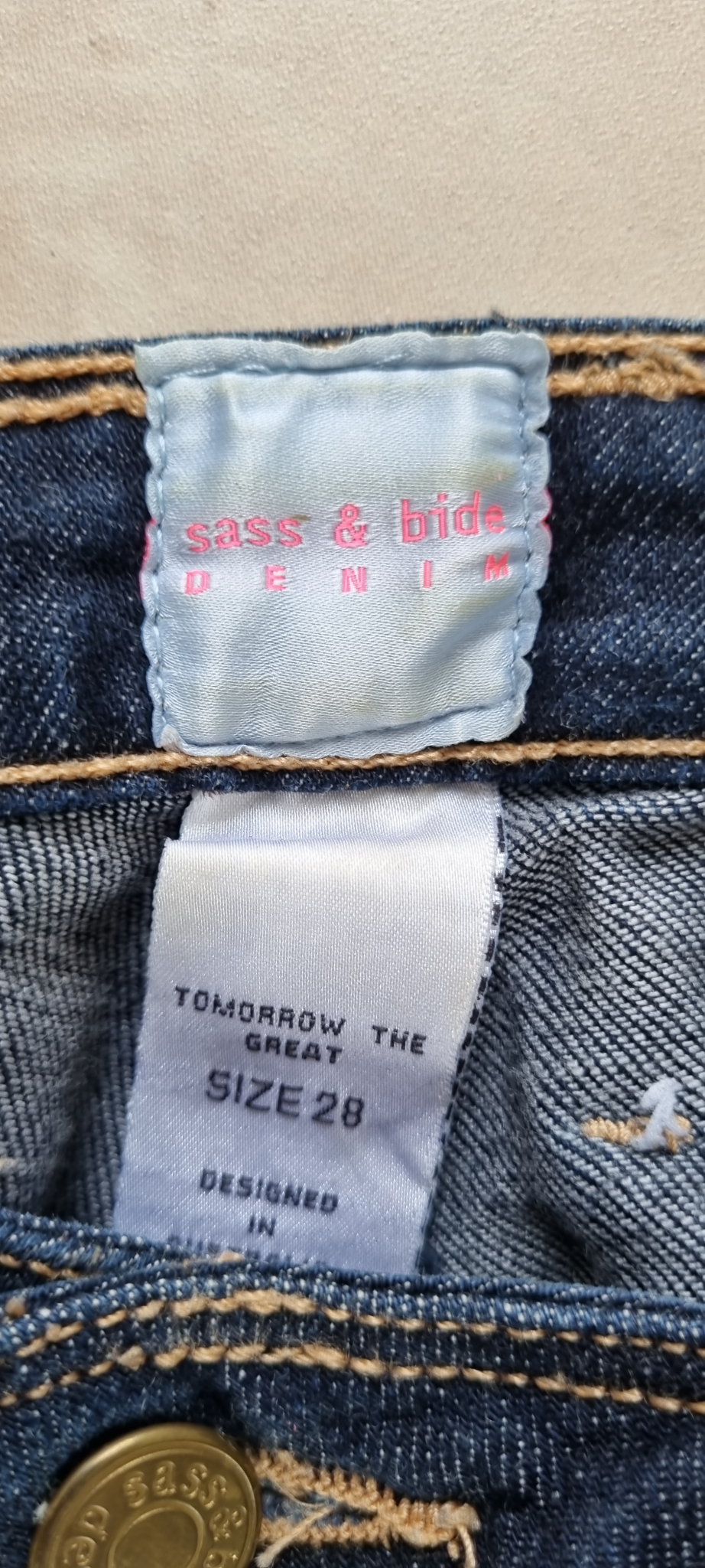 Sass & Bide Blue Jeans size 8, image 4