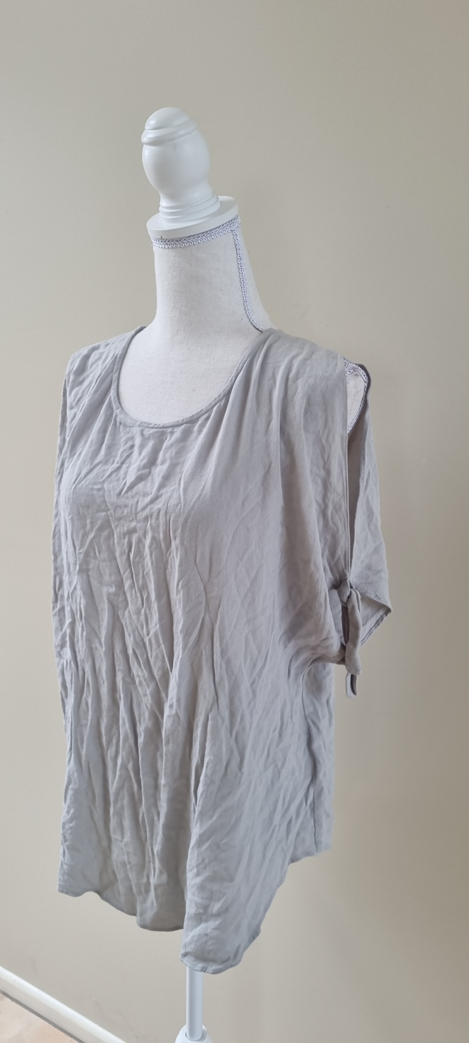 Whistle Pale Grey Top Size 14, image 3