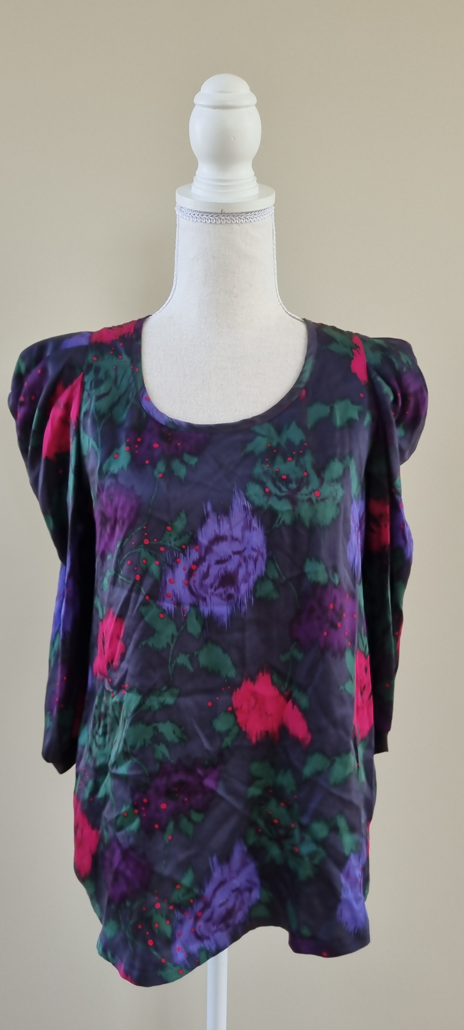 Andrea Moore Silk Top size 10, image 2