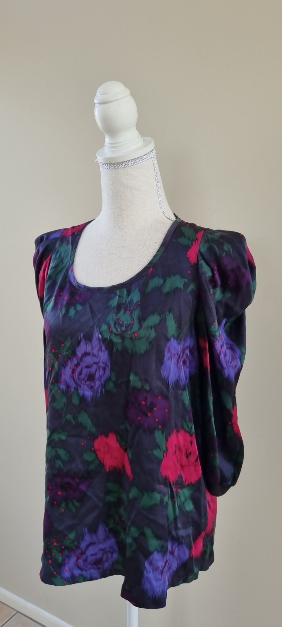Andrea Moore Silk Top size 10, image 3