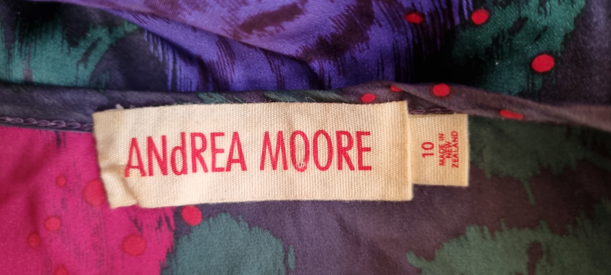 Andrea Moore Silk Top size 10, image 5