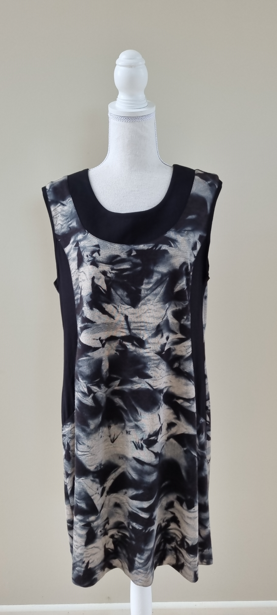 Bittermoon Black & Grey Dress Size 14, image 2