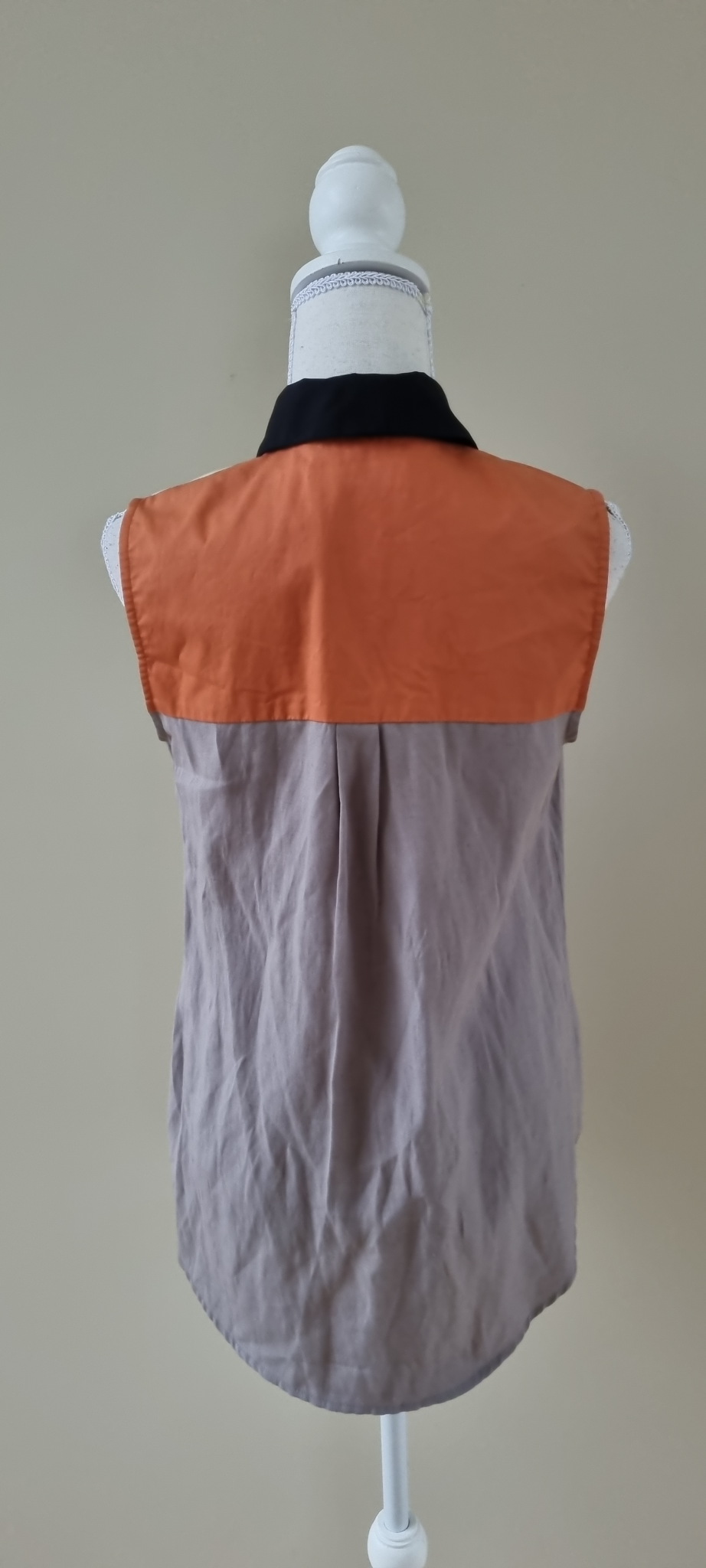 Cue Linen Blend Tunic Shirt Size 10, image 3