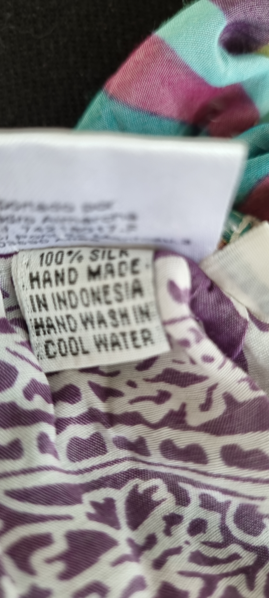 Batik Silk Dress size M/L, image 5