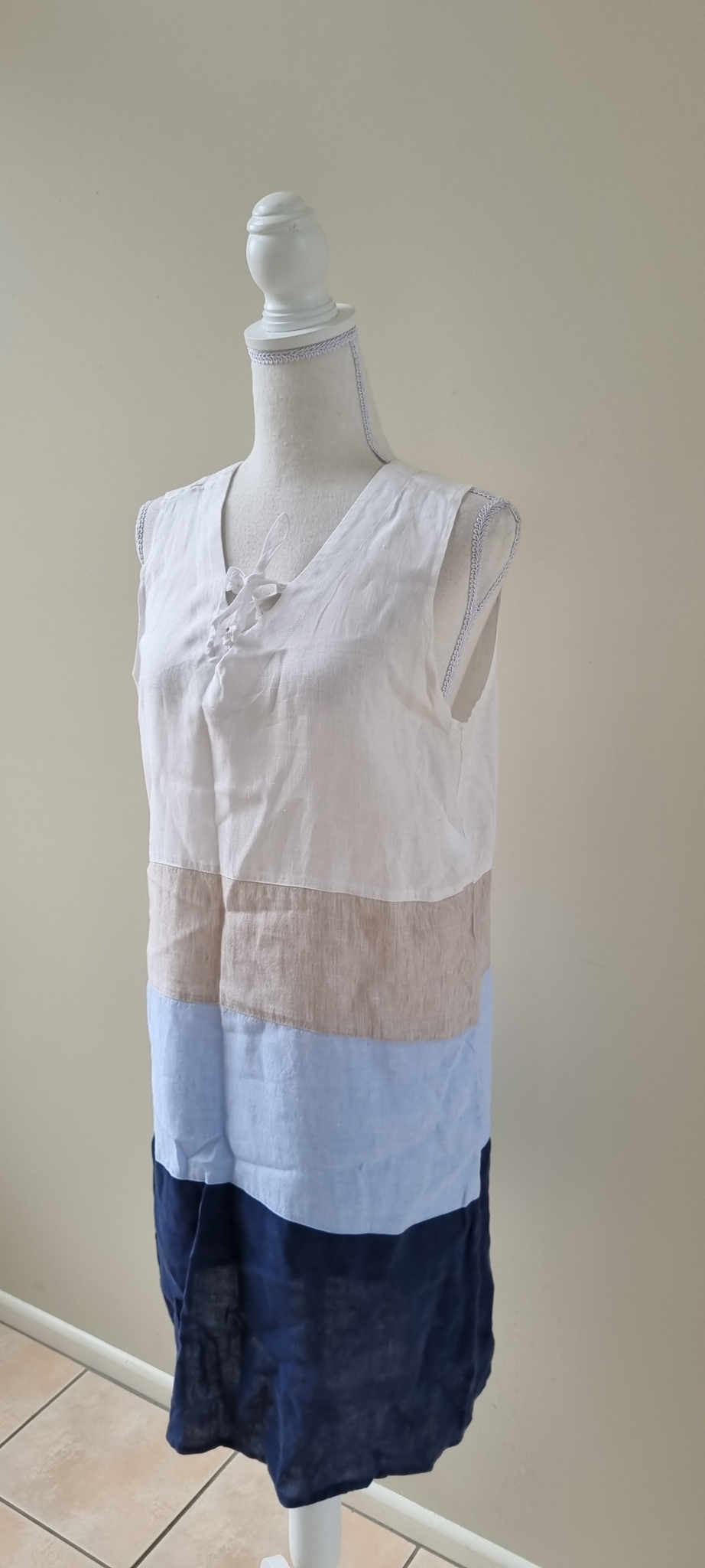 Pingpong Linen Dress Size 12, image 2