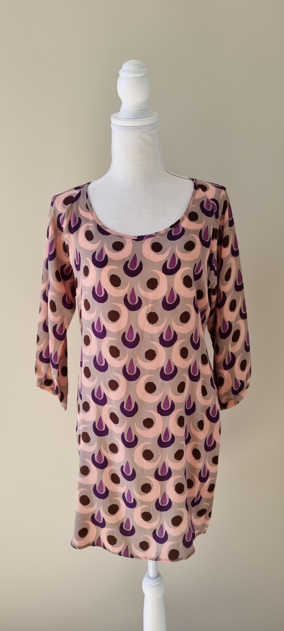 Juliette Hogan Silk Dress size 8, image 2