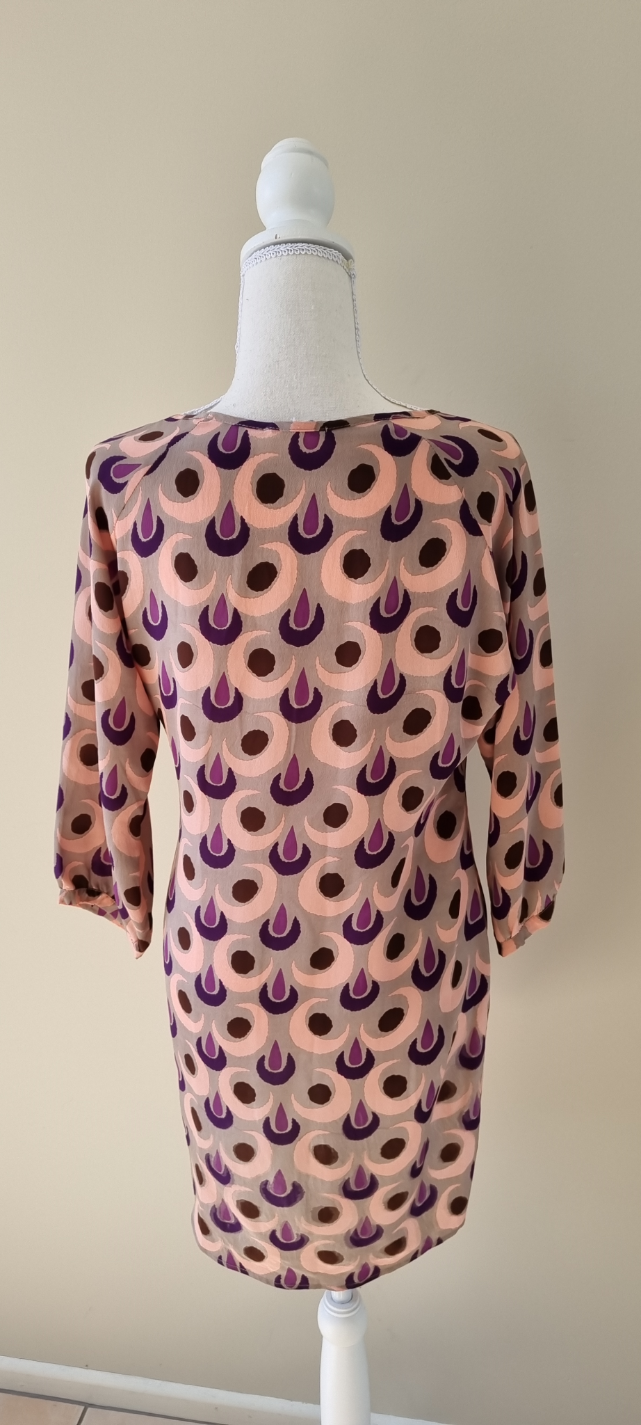 Juliette Hogan Silk Dress size 8, image 4