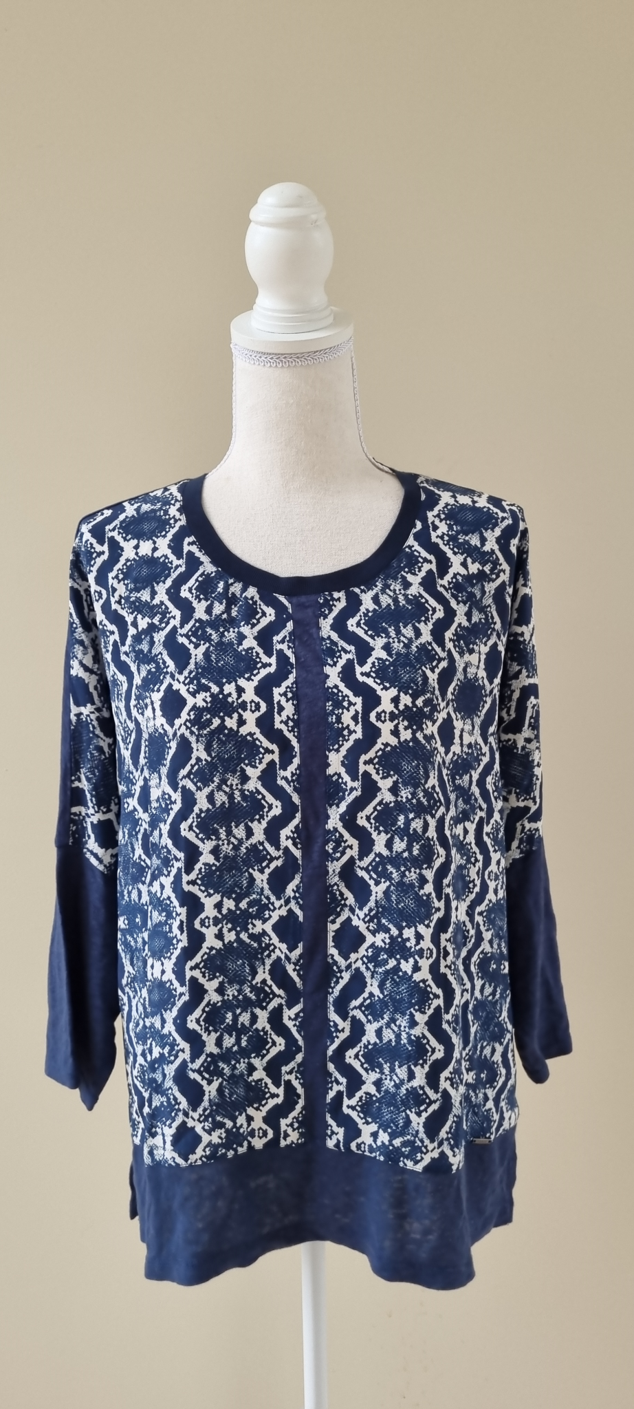 Verge Linen & Silk Top size M