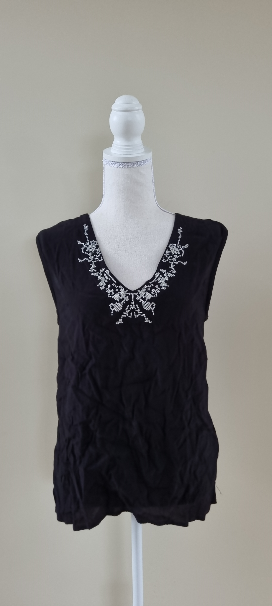 Verge Black Gemma Top S