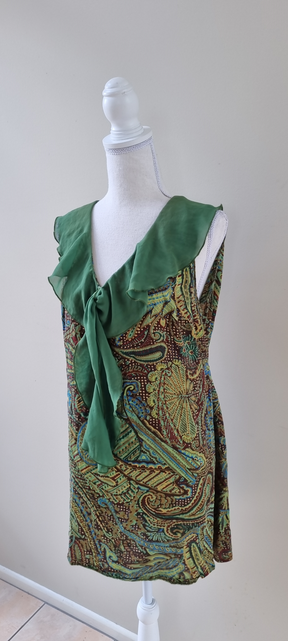 Redhead Silk Tunic Dress Size 14, image 3