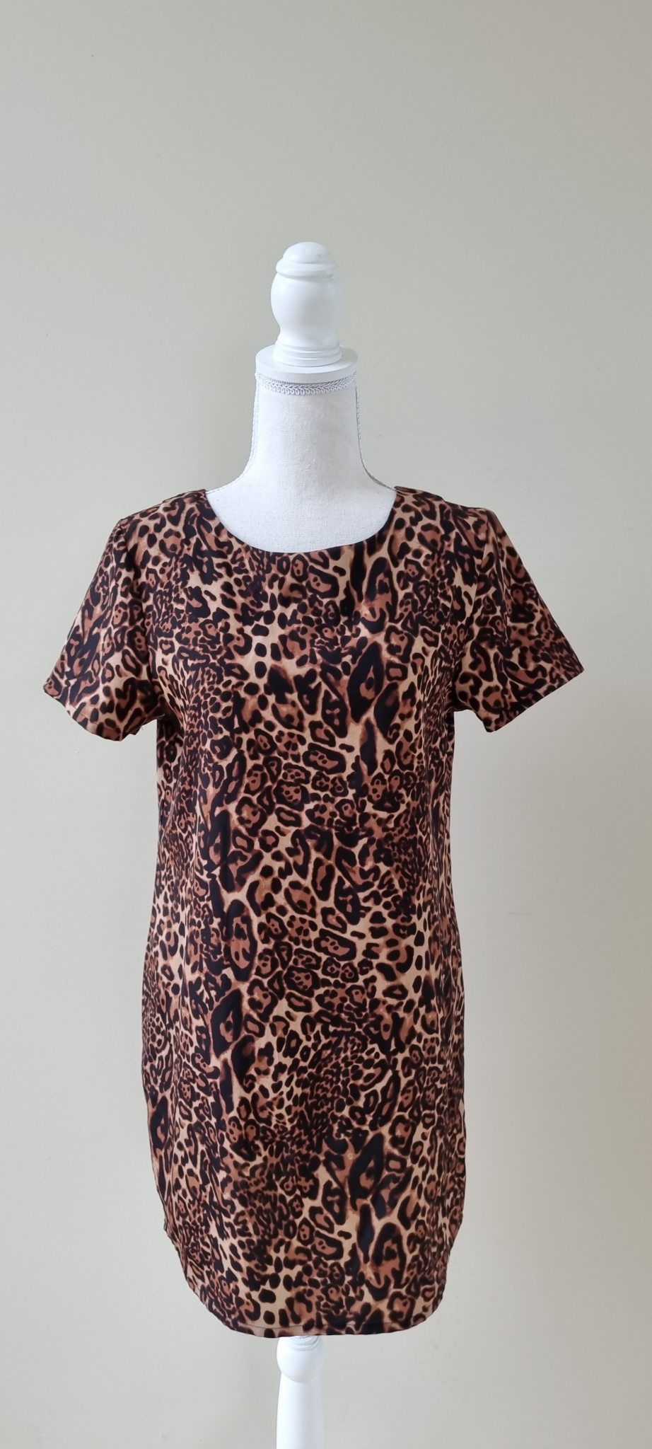 All About Eve Leopard Print Mini Dress Size 10, image 2